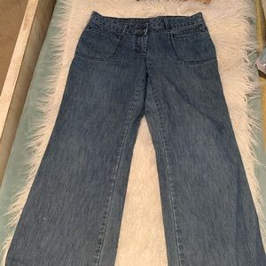 Heritage wide leg jeans